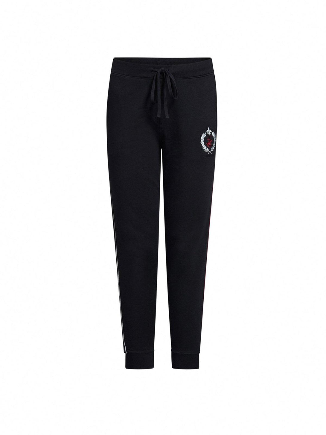 Beverly Hills Polo Club UK-WREATH CREST JOGGERS BLACK