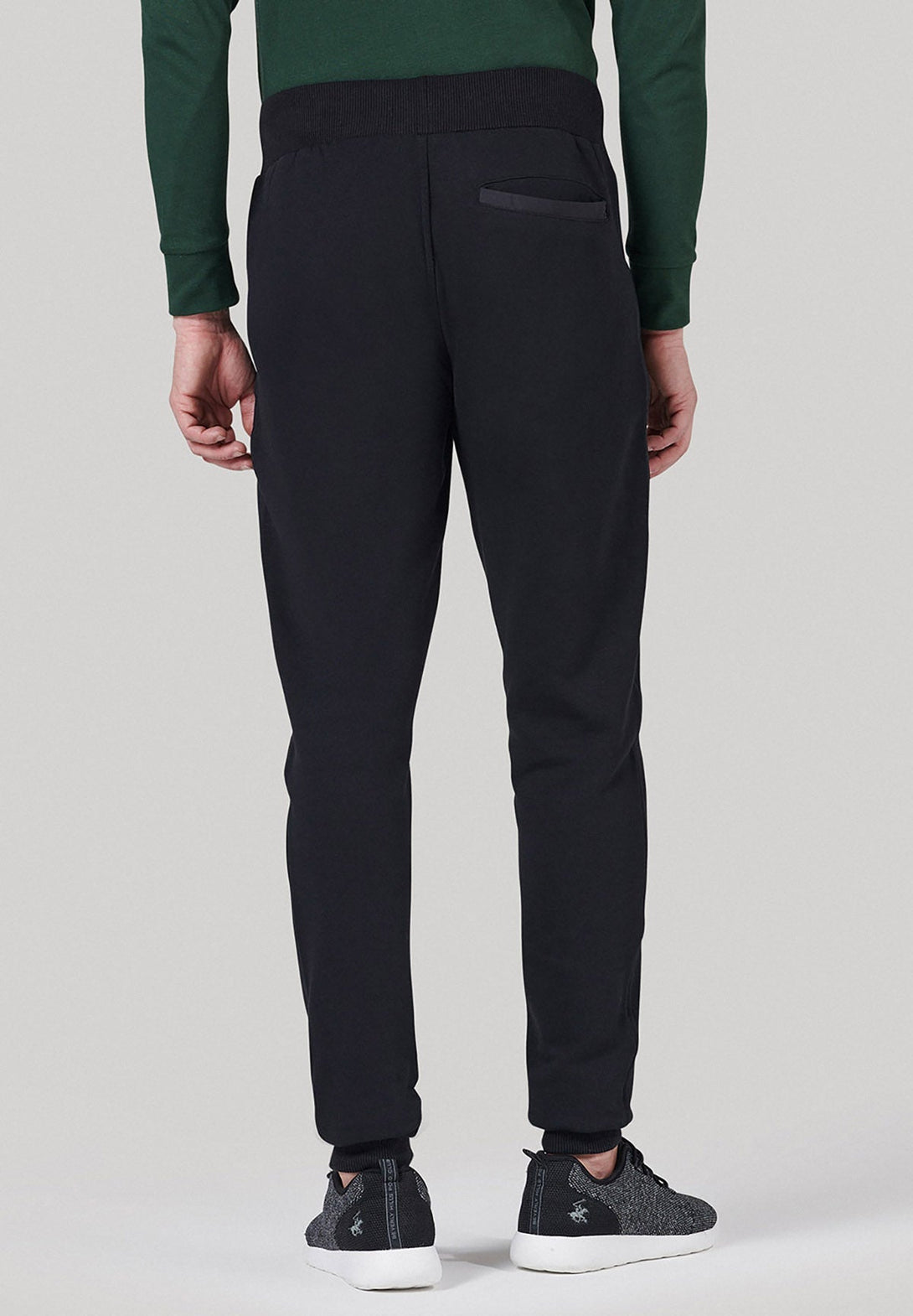 Beverly Hills Polo Club UK-ZIPPED POCKET 1982 JOGGERS BLACK